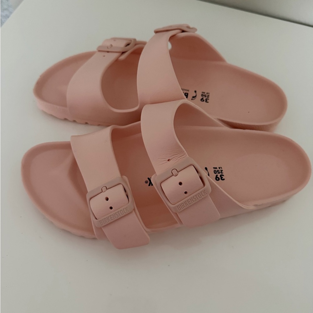 Birkenstock Light Pink Slide Sandals